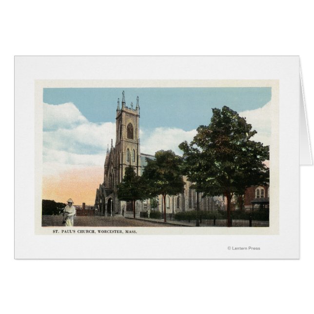 Buiten Uitzicht van de St. Paul's Church (Voorkant Horizontaal)