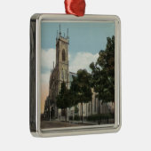 Buiten Uitzicht van de St. Paul's Church Metalen Ornament (Rechts)