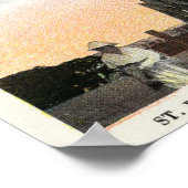 Buiten Uitzicht van de St. Paul's Church Poster (Hoek)