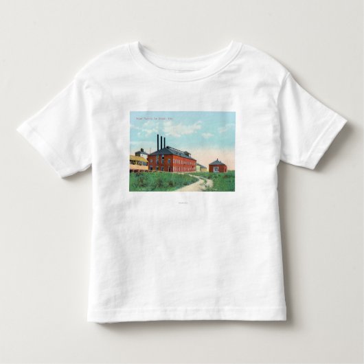 Buiten Uitzicht van de suikerfabriek Kinder Shirts (Voorkant)