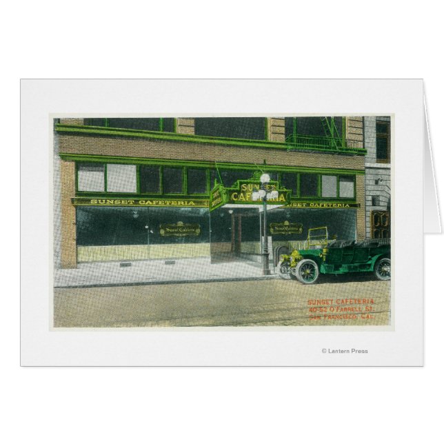 Buiten Uitzicht van de Sunset Cafeteria (Voorkant Horizontaal)