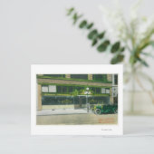 Buiten Uitzicht van de Sunset Cafeteria Briefkaart (Staand voorkant)