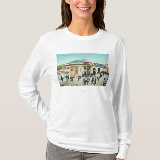 Buiten Uitzicht van de Sutro Baths T-shirt (Voorkant)