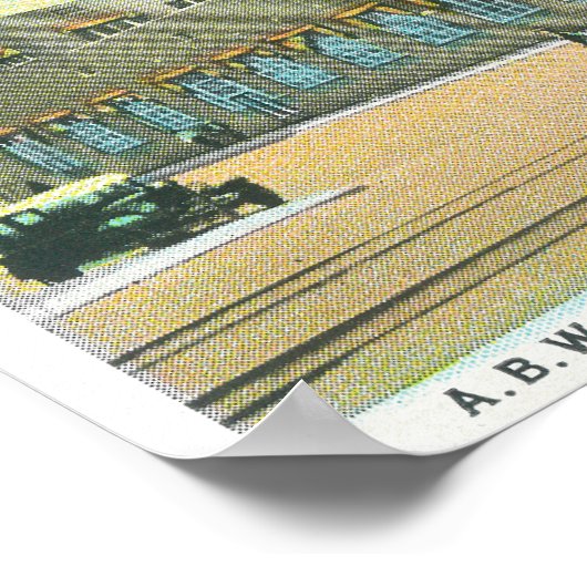 Buiten Uitzicht van de Tecolote Cabaret Poster (Hoek)