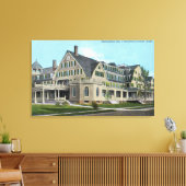 Buiten Uitzicht van de Templeton Inn Canvas Afdruk (Insitu (Woonkamer))