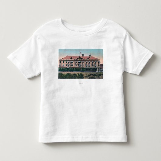 Buiten Uitzicht van de terminal en depot Kinder Shirts (Voorkant)