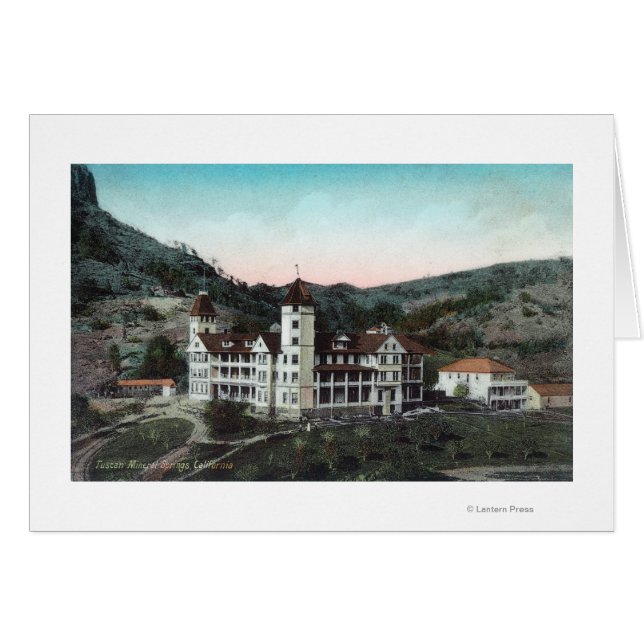 Buiten Uitzicht van de Tuscan Mineral Springs Bldg (Voorkant Horizontaal)