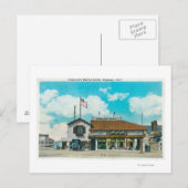 Buiten Uitzicht van de vaargeul van Hageman Briefkaart (Voorkant / Achterkant)