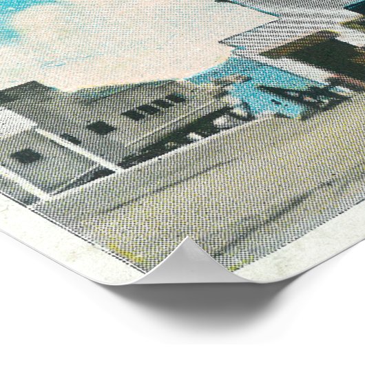 Buiten Uitzicht van de vaargeul van Hageman Poster (Hoek)