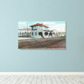 Buiten Uitzicht van de VBN RR-elektrische opslagpl Canvas Afdruk (Insitu (Houten vloer))