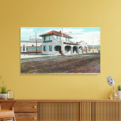 Buiten Uitzicht van de VBN RR-elektrische opslagpl Canvas Afdruk (Insitu (Woonkamer))