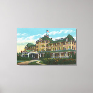 Buiten Uitzicht van de voor gebruik geschikte hote Canvas Afdruk