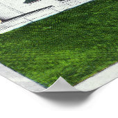 Buiten Uitzicht van de vuurtoren van Cape BlancoCo Poster (Hoek)