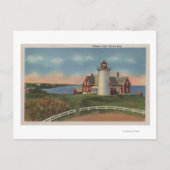 Buiten Uitzicht van de vuurtoren van Nobska Briefkaart (Voorkant)