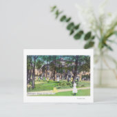 Buiten Uitzicht van de Washington School Briefkaart (Staand voorkant)