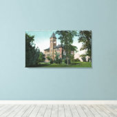 Buiten Uitzicht van de Wingaatzaal Canvas Afdruk (Insitu (Houten vloer))