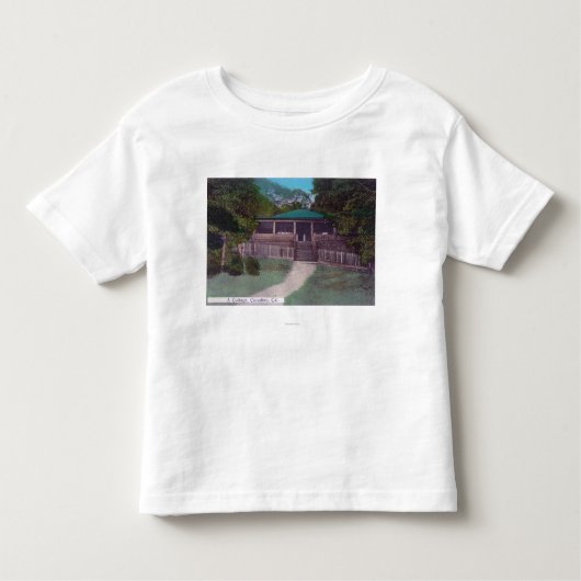 Buiten Uitzicht van een CottageCazadero, CA Kinder Shirts (Voorkant)