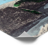 Buiten Uitzicht van een Gold DredgerOroville, CA Poster (Hoek)
