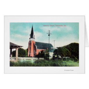 Buiten Uitzicht van een katholieke kerk