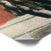 Buiten Uitzicht van een mijn, werknemers die vertr Poster (Hoek)