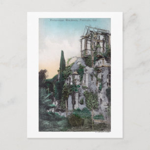 Buiten Uitzicht van een Picturesque-verblijfplaats Briefkaart