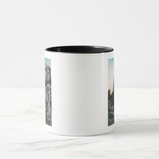 Buiten Uitzicht van een Picturesque-verblijfplaats Mok (Midden)