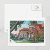 Buiten Uitzicht van een typische verblijfplaats Briefkaart (Voorkant / Achterkant)