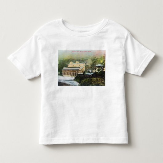 Buiten Uitzicht van elektrisch Plant Kinder Shirts (Voorkant)
