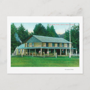 Buiten Uitzicht van Elk Creek Tavern Briefkaart