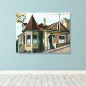 Buiten Uitzicht van Executive MansionSitka, AK Canvas Afdruk (Insitu (Houten vloer))