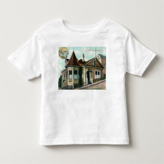 Buiten Uitzicht van Executive MansionSitka, AK Kinder Shirts (Voorkant)