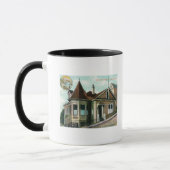 Buiten Uitzicht van Executive MansionSitka, AK Mok (Links)