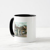 Buiten Uitzicht van Executive MansionSitka, AK Mok (Voorkant links)