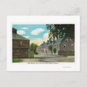 Buiten Uitzicht van Fort Weston en Block House Briefkaart (Voorkant)