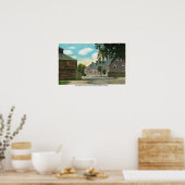 Buiten Uitzicht van Fort Weston en Block House Poster (Keuken)
