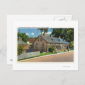 Buiten Uitzicht van Ft. Westerne en blokhuizen # Briefkaart (Voorkant / Achterkant)