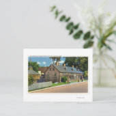 Buiten Uitzicht van Ft. Westerne en blokhuizen # Briefkaart (Staand voorkant)