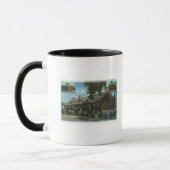 Buiten Uitzicht van Ft. Westerne en blokhuizen Mok (Links)