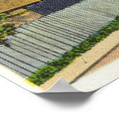 Buiten Uitzicht van Ft. Westerne en blokhuizen # Poster (Hoek)