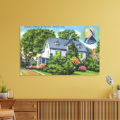 Buiten Uitzicht van Harriet Beecher Stowe's Canvas Afdruk (Insitu (Woonkamer))