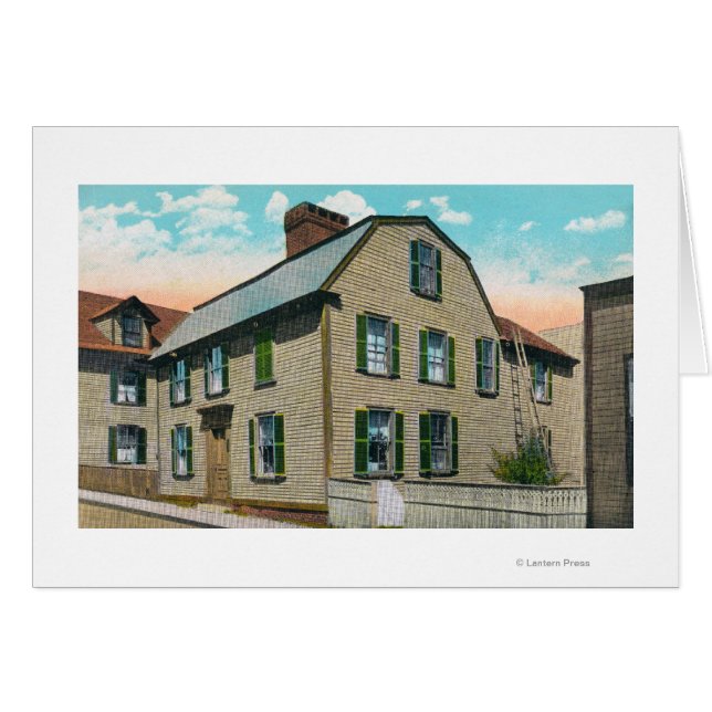 Buiten Uitzicht van Hawthorne's geboorteplaats (Voorkant Horizontaal)