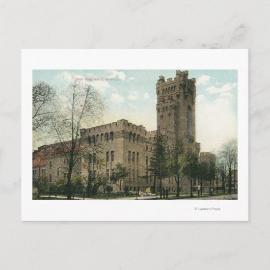 Buiten Uitzicht van het 54e achtervoegsel Briefkaart (Voorkant)