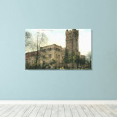 Buiten Uitzicht van het 54e achtervoegsel Canvas Afdruk (Insitu (Houten vloer))