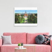 Buiten Uitzicht van het Aetna Life Insurance Build Canvas Afdruk (Insitu (Woonkamer))