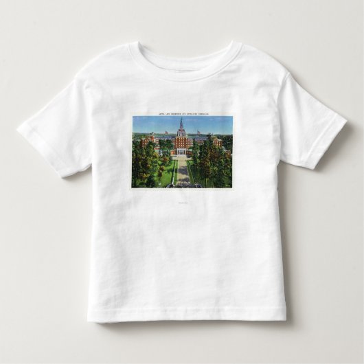 Buiten Uitzicht van het Aetna Life Insurance Build Kinder Shirts (Voorkant)