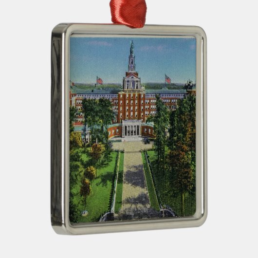 Buiten Uitzicht van het Aetna Life Insurance Build Metalen Ornament (Rechts)