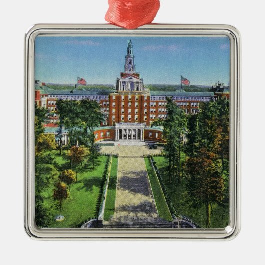 Buiten Uitzicht van het Aetna Life Insurance Build Metalen Ornament (Voorkant)