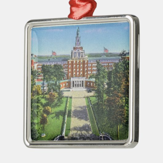 Buiten Uitzicht van het Aetna Life Insurance Build Metalen Ornament (Links)