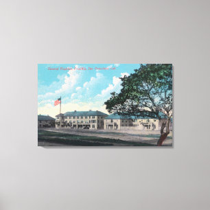 Buiten Uitzicht van het Algemeen Ziekenhuis, Presi Canvas Afdruk