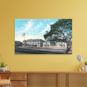 Buiten Uitzicht van het Algemeen Ziekenhuis, Presi Canvas Afdruk (Insitu (Woonkamer))